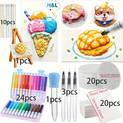 Klovare ™ Magic Puffy Paint Cross Border