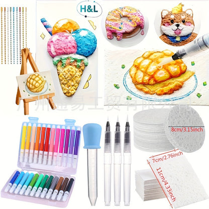 Klovare ™ Magic Puffy Paint Cross Border
